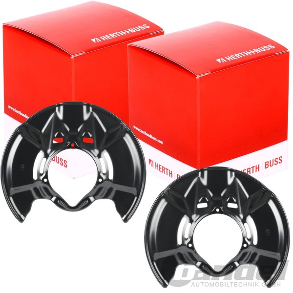 2X Herth+Buss Spritzbleche Bremsscheiben Passend FüR Honda Civic-image