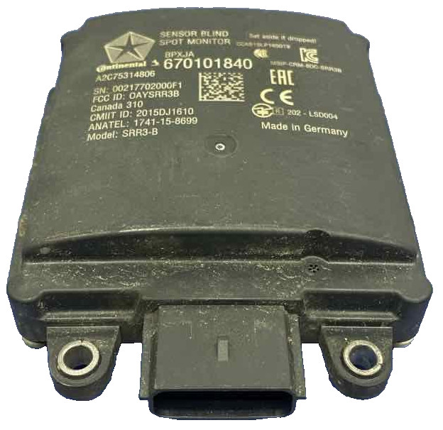 2017 - 2022 MASERATI LEVANTE M161 OEM REAR RIGHT BLIND SPOT RADAR SENSOR MODULE