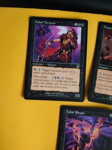Cabal Ritual. Torment MTG 5 Card inc waste away,unhinge, organ grinder,torturer - Picture 8 of 9