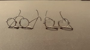 Vintage Two Pair Set Wire Rimmed  Eyeglasses