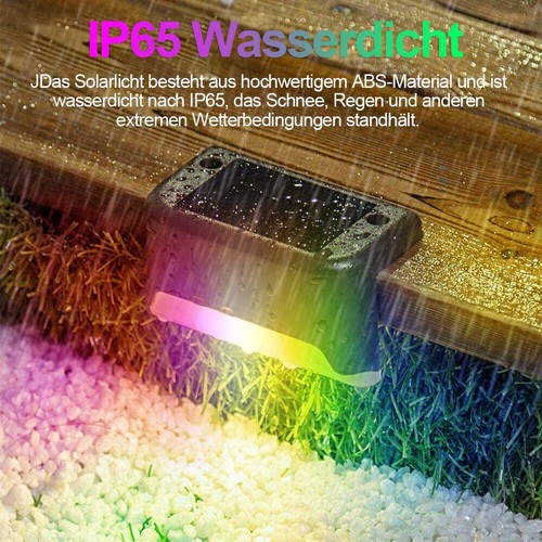 8x LED Solar Dachrinnenleuchten Licht Außen Solarlicht Beleuchtung Wegeleuchte - Bild 9 von 20
