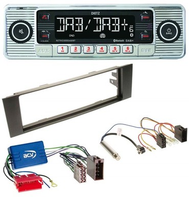 Dietz Bluetooth MP3 DAB USB Autoradio für Audi A3 8P 03-06 Aktivsystem Mini-ISO