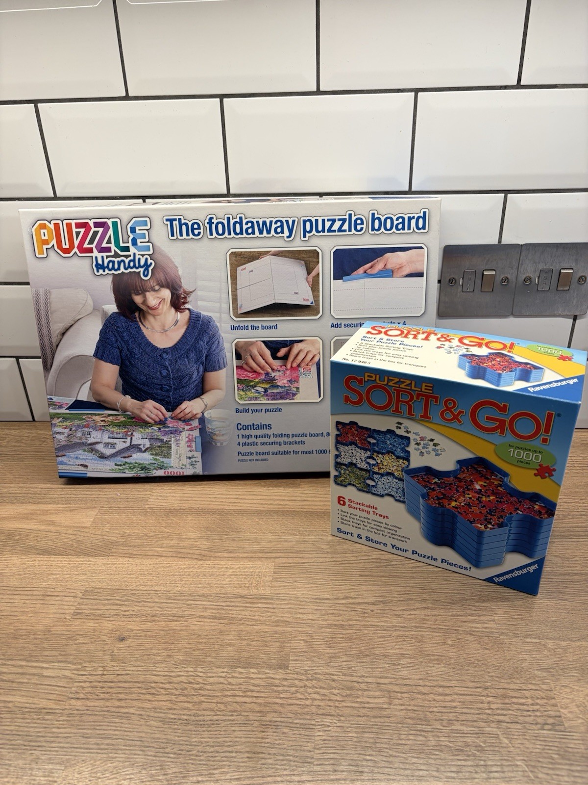 Puzzles Handy The Foldaway Puzzle Board & Sort & Go Trays Ravensburger Jigsaws