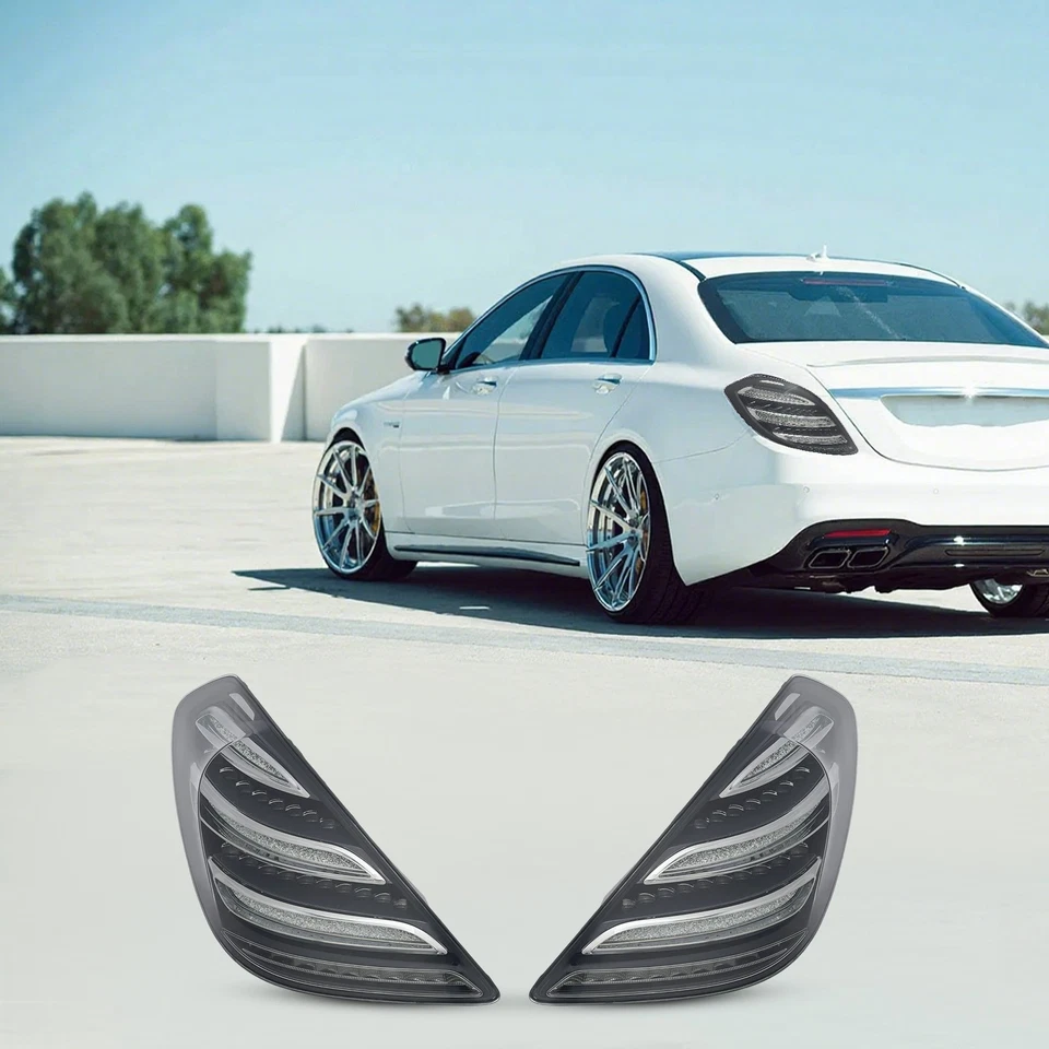 Upgrade For 2014-2016 Mercedes-Benz S-Class W222 Dynamic LED Tail Light Pair Set Foto 3 de 4