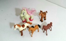 Horses Plastic Toy Lot Various Brands Collectable Preowned