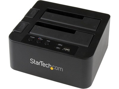 StarTech.com SDOCK2U33RE USB 3.0 / eSATA 2.5/3.5'' SATA HDD/SSD Duplicator Dock  