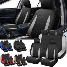 For Honda Civic Cr-v Car Seat Covers Protectors Fabric Front Rear Full Set