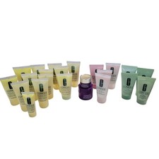Lot Of 23 Small Sample Clinique Lotion / Clinical Repair / Scrub / Cleanser