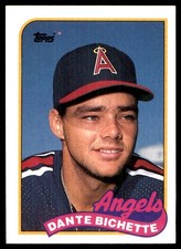 Dante Bichette 1989 Topps #761 Angels MLB READ FREE SHIPPING AutographDen