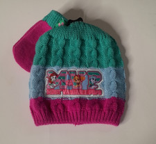 Paw Patrol Toddler Beanie Hat Mittens Set Size 2T-4T Winter Knit