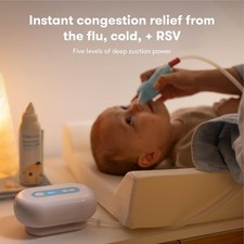 Frida Baby Electric NoseFrida Pro Nasal Aspirator with 5 Suction Levels,