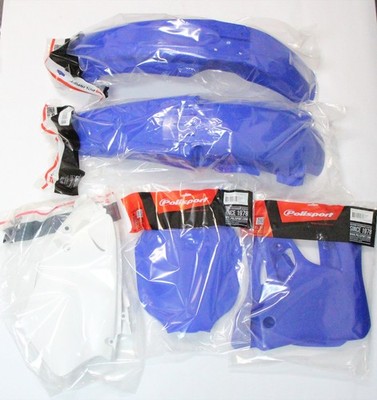 Polisport MX Plastic Kit 90108 Blue/White For 2000-2001 Yamaha YZF125/250