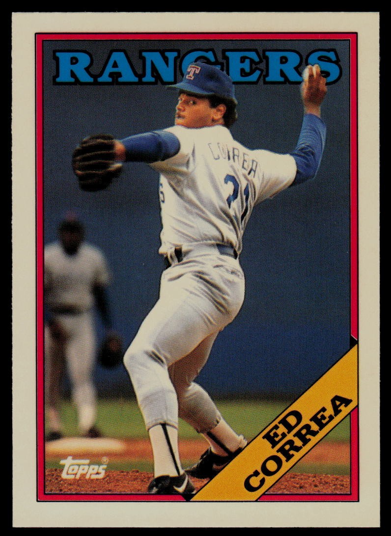 1988 Topps Tiffany #227 Ed Correa Texas Rangers
