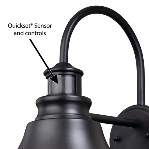 Vaxcel Lighting T0258 Bronze Delano Single Light 17"H Outdoor Wall Sconce - Picture 2 of 12