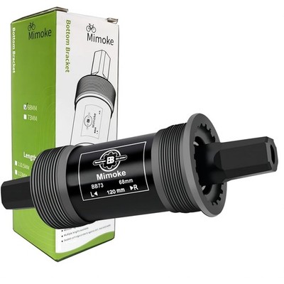 Hochwertiges BSA Innenlager für Fahrrad + verschiedene Größen 68mm Schwarz