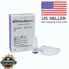 GluStitch PeriAcryl Periodontal Tissue Adhesive Violet Color  Multi-Use 5ml Kit