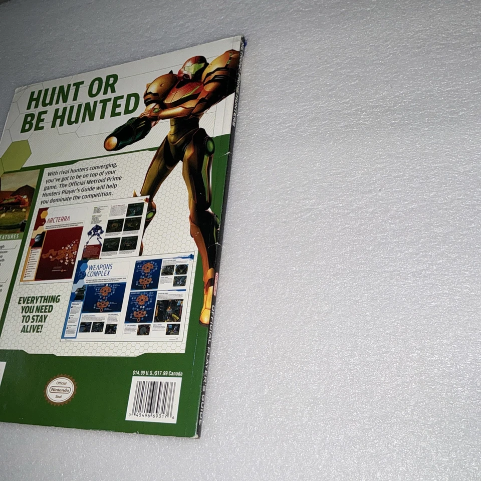 Metroid Prime Hunters Official Nintendo Power Players StrategyGuide Paperback DS - Image 3 of 4