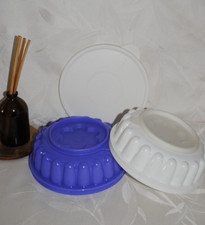 🌟TUPPERWARE Moule à charlotte Gourmet Aspic Flan Couvercle Hermetique  Ø 16 Cm