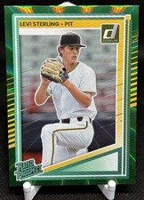 2025 Donruss - Levi Sterling #164 - Rated Prospects Green Laser Pirates