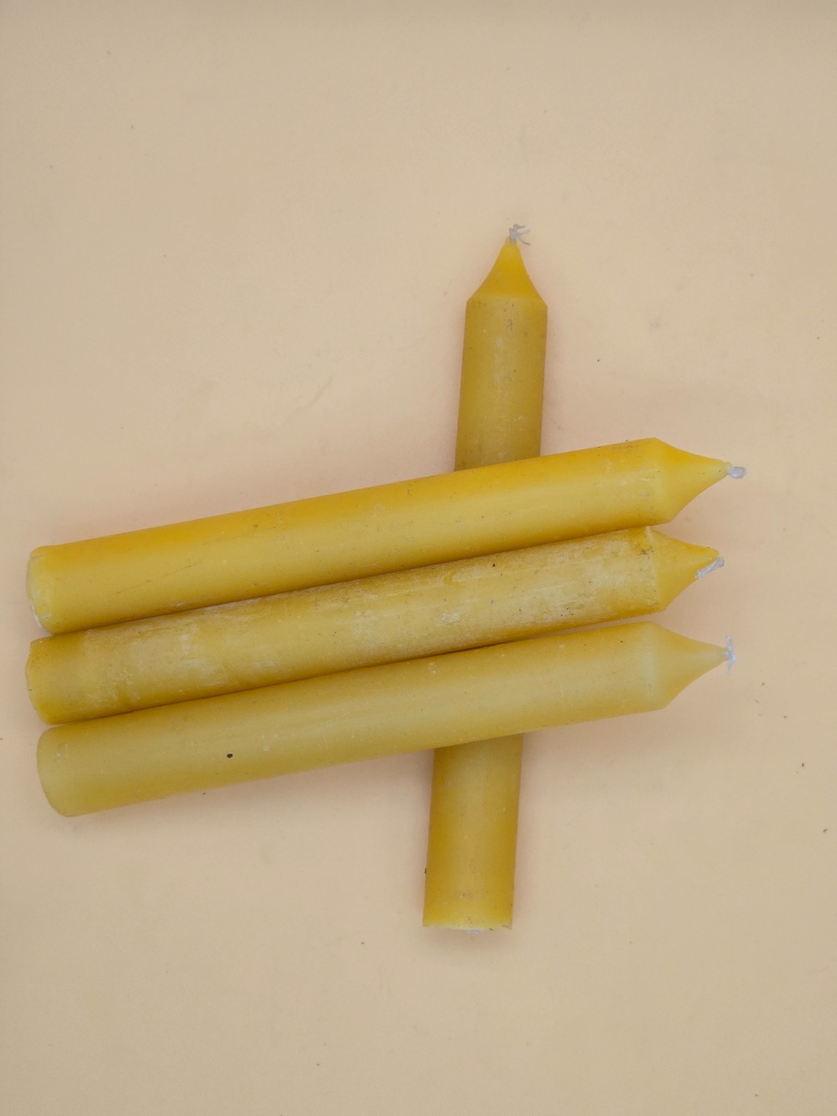 Beeswax Candle 6-inch Colonial Unfiltered Pure Historical Hand Poured Pioneer