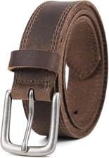 Men  s belts,Full Grain Genuine Leather Casual Dress Jeans Belts for Men.