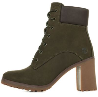 TIMBERLAND Schnürboots Stiefeletten Allington 6 in Echtleder Nubuk oliv  42 NEU