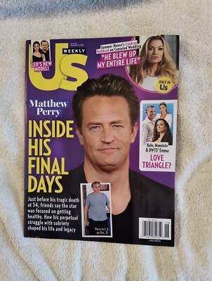 Us Weekly Magazine November 13, 2023 Matthew Perry Inside His Final Days