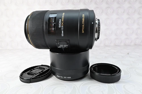Objektiv Sigma 105mm f/2.8 DG OS Macro HSM für Nikon - 12 Monate Gewährleistung