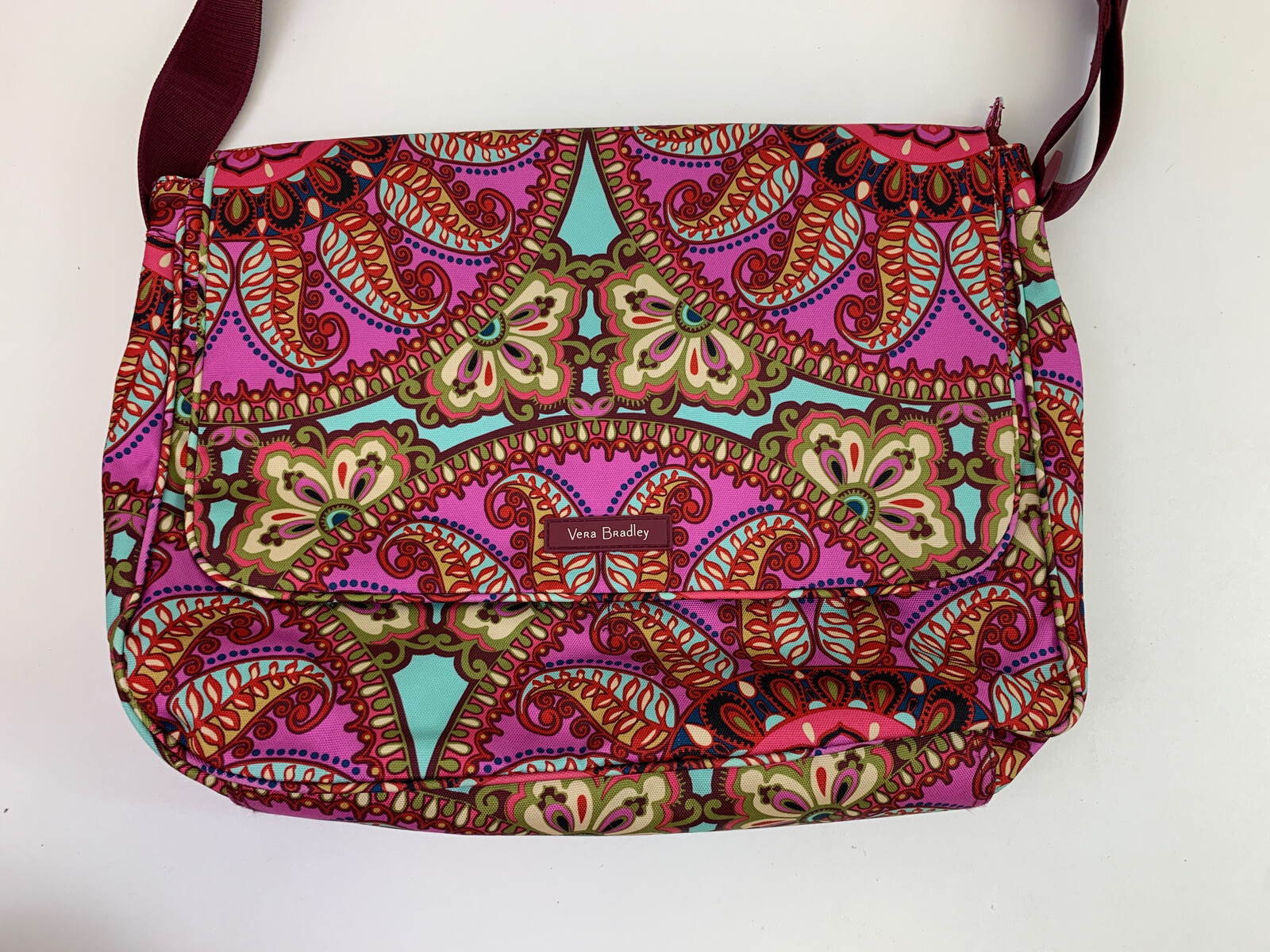 Vera Bradley Lighten Up Essential Messenger Bag Resor… Gem