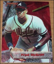 1994 Bowman's Best Fred McGriff Baseball Card #15 Atlanta Braves NRMT