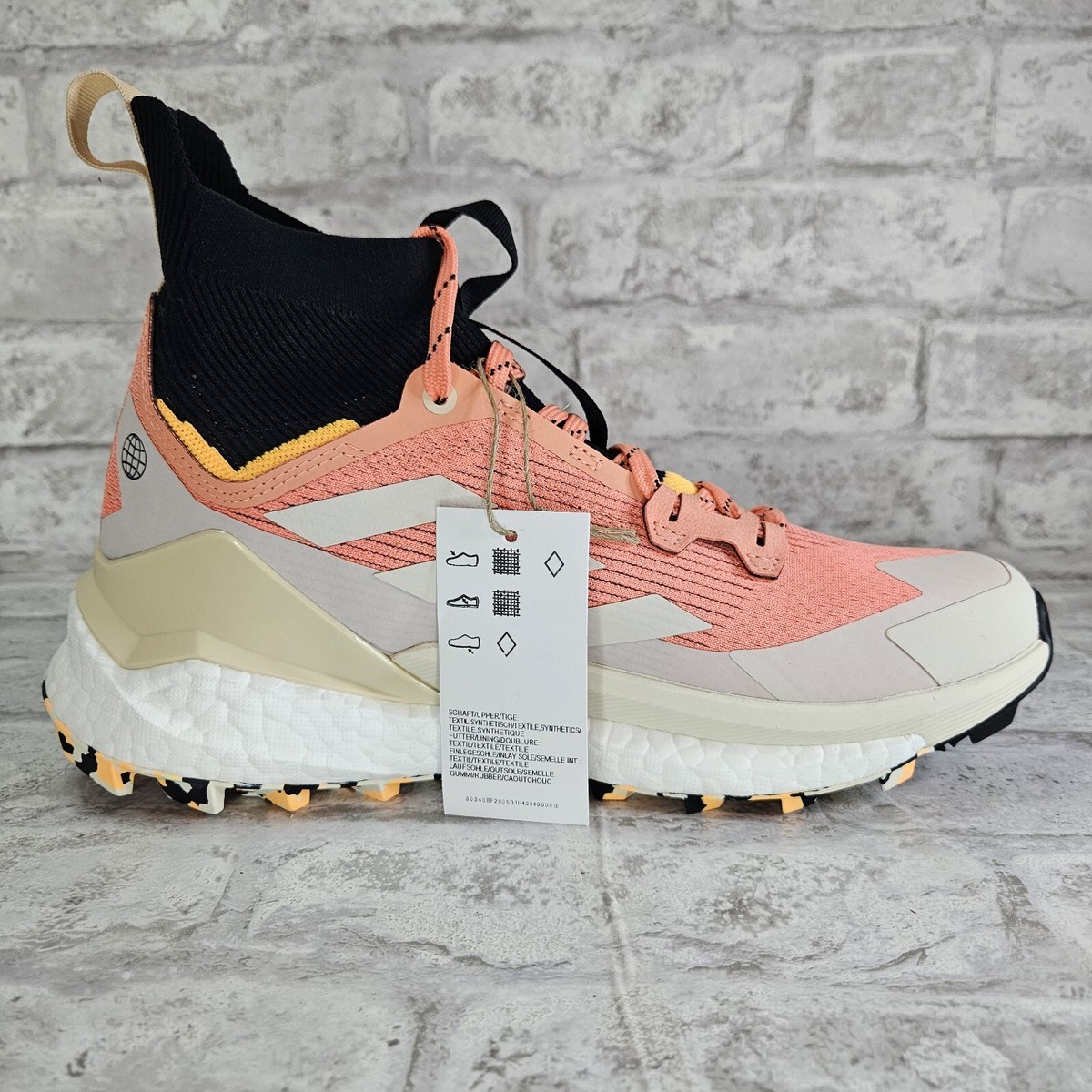 Adidas TERREX Free Hiker 2.0 in the Coral Fusion colorway Cut in half: Adidas Terrex Free Hiker 2 Review | RunRepeat main image 4