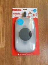 Skip Hop Grab Go Snug Seal Wipes Case, Gray, PVC-free And Phthalate-free NEW