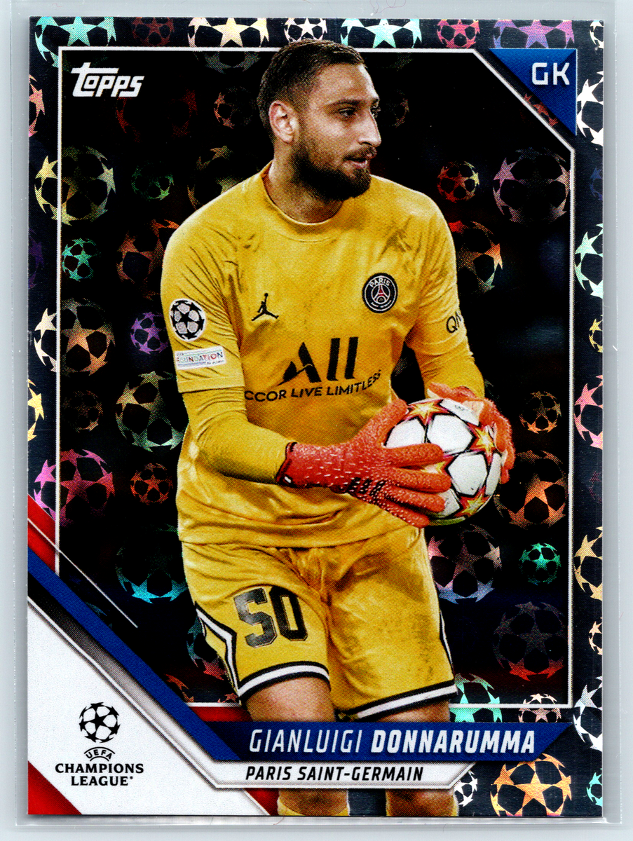 Gianluigi Donnarumma 2022 Topps UEFA Champions Starball Foil #83