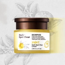 SKIN FOOD Yuja C Dark Spot Clear Cream 61ml Brightening Cream K-Beauty NEW