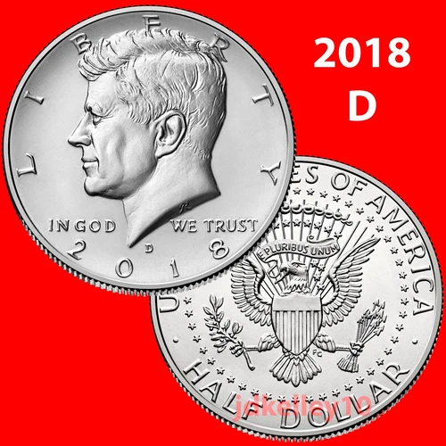 2018-D KENNEDY HALF DOLLAR UNCIRCULATED COIN US MINT