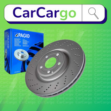 Pagid Vented Front Brake Discs Pair For Mercedes CLS CLS 350 2011-2014 344 mm