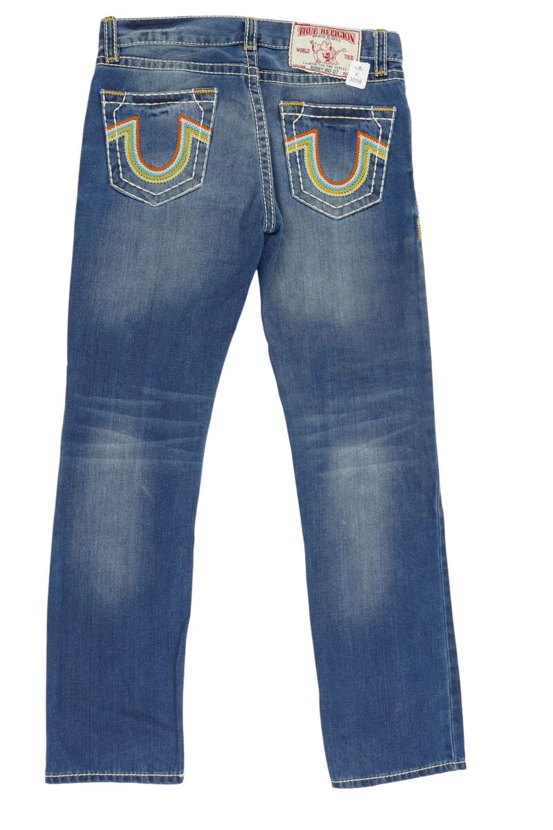 True Religion Bobby Big QT Men's Jeans Pants W32 L34 32/34 True Religion Bobby Big QT Men's Jeans Pants W32 L34 32/34