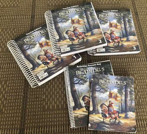 BJU Press Reading 5 Teacher’s Edition (3 Volumes) & Student Text (3rd ...