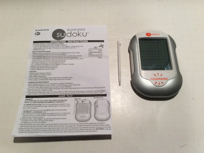 Techno Source Sudoku Travel Game w/ stylist, carrying pouch & users manual guide