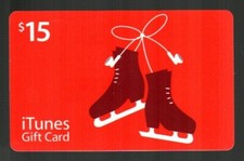 ITUNES Ice Skates 2006 Download / Gift Card 0 - NO VALUE