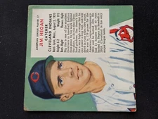1955 Red Man All-Star Baseball Card # 7A Jim Hegan - Cleveland Indians (VG/EX)