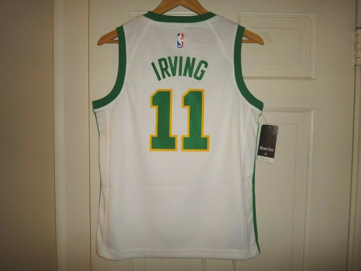 Youth Boston Celtics Kyrie Irving Nike Green Swingman Jersey - Icon Edition