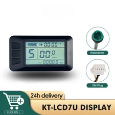 KT-LCD7U Display SM/Waterproof Plug 24V 36V 48V for Electric Bike Conversion Kit