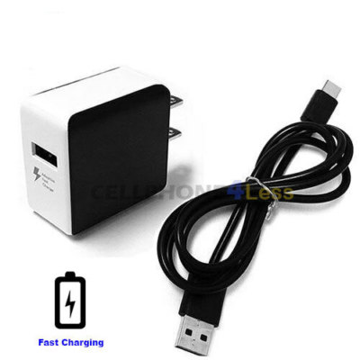 Fast Rapid For Motorola Moto Z Play Droid Wall Charger USB Type C Cable 