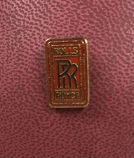 WWII ENAMEL ROLLS ROYCE AIRCRAFT ENGINES Insignia Logo PIN WW2