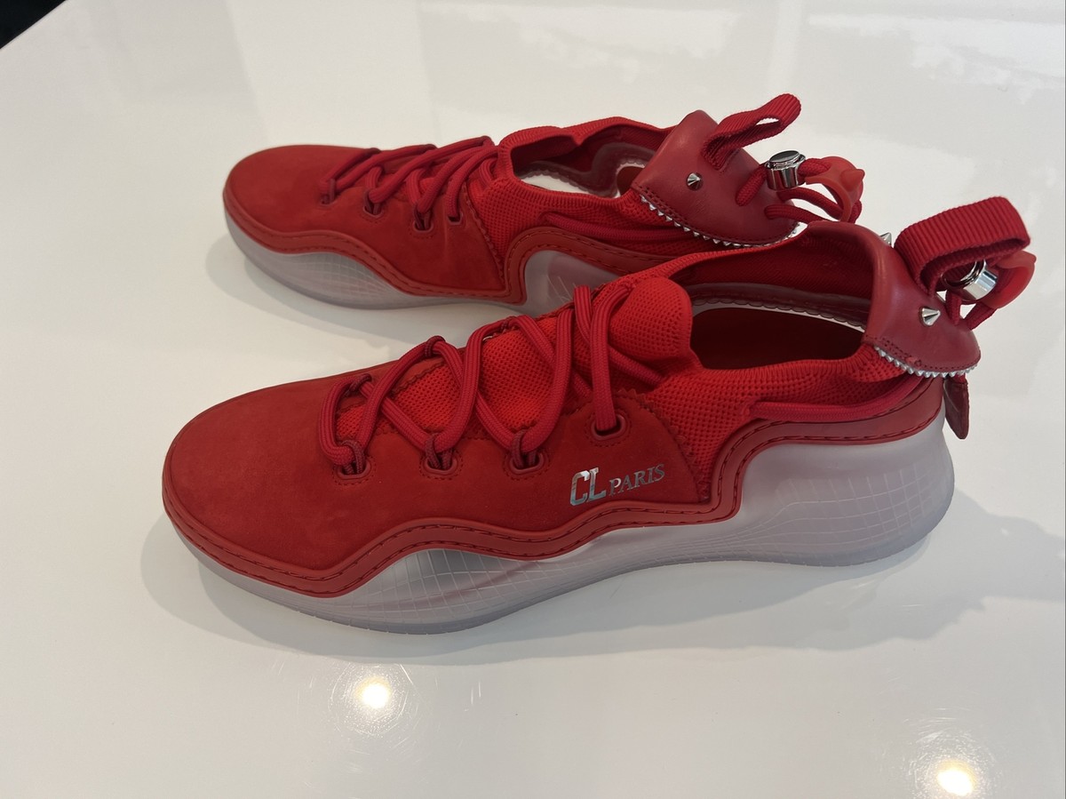 Christian Louboutin Arpoador Red Suede Men\'s US 9 EU 42 Low Top Sneakers Christian Louboutin Arpoador Low Sneakers - Red Sneakers  main image 2