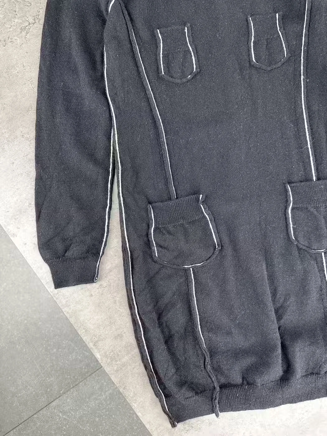 Mini abito donna lana Moschino taglia S