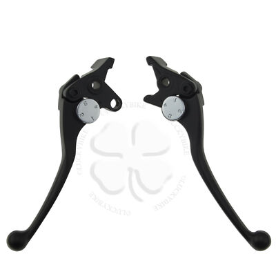 かず Brake & Clutch Hand Levers Black For Kawasaki Ninja ZX 9R 1000