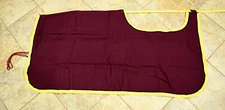 Custom, wool quarter sheet- rug maroon burgundy blanket cooler horse full