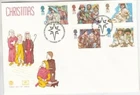 GB 1994 Christmas Stuart FDC Bureau Cancel unaddressed with enclosure VGC